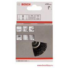 Bosch Щетка чашечная Stainless Inox 6мм 0.3х60 мм (2608622118 , 2.608.622.118)
