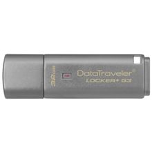 kingston (kingston 32gb usb 3.0 dt locker+ g3 w automatic data security) dtlpg3 32gb