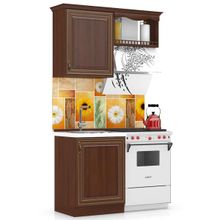 Любимый Дом Кухня Кантри Орех № 01 120 см., универсальная сборка ID - 287623