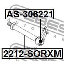 Подшипник Опорный Привода Hyundai Santa Fe 06 (Cm) 2006-2012 30*62*21 Мм Febest арт. AS306221