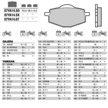 BREMBO Тормозные колодки BREMBO 07YA1407
