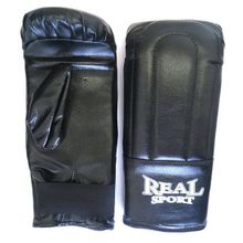 Перчатки тренировочные REALSPORT р.L черный