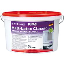 Пуфас Matt Latex Classic 10 л белоснежная база A