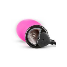 Розовый силиконовый мини-вибратор Lil Swirl - 10 см. Розовый