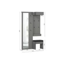 Алмаз. Любимый дом Флекс Прихожая №5 (Оникс Серый Вяз дымчатый)