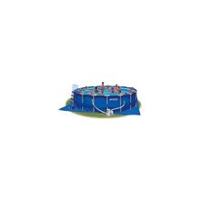 Каркасный бассейн Metal Frame Pool 732 x 132 см Intex 57966 в космплекте фильтр насос и аксессуары