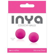 NS Novelties Розовые вагинальные шарики без сцепки INYA Coochy Balls Pink (розовый)