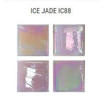 Стеклянная мозаика JNJ Ice Jade IC88 (тон 1) (плитка 15x15 мм), сетка 295x295 мм (в коробке 1,74 м2)