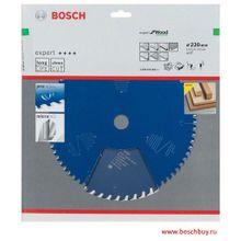 Bosch Пильный диск Expert for Wood 220x30x2.6 1.6x48T по дереву (2608644088 , 2.608.644.088)