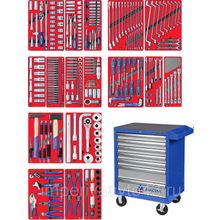 Набор инструментов "ЭКСПЕРТ" в синей тележке, 323 предмета МАСТАК 52-07323B