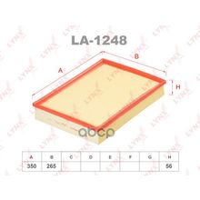 Фильтр Воздушный LYNXauto арт. LA1248