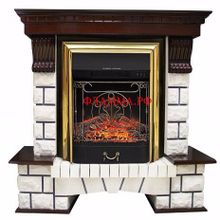 Каминокомплект Pierre Luxe с очагом Majestic FX Fobos FX