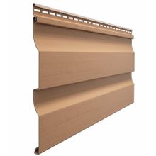 ДЁКЕ Премиум сайдинг капучино (3,6х0,23м)   DOCKE Premium корабельный брус сайдинг виниловый капучино (3,6х0,23м=0,84 кв.м.)