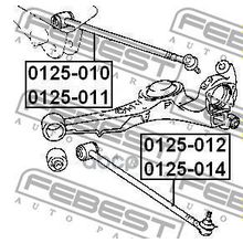 Тяга Подвески Поперечная С Шаровой Нижняя | Зад Прав | Toyota Rav4 Sxa1# 1994.04-2000.05 [Jp] Febest арт. 0125012