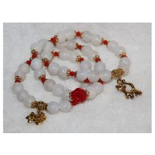 Африканский агат с розой