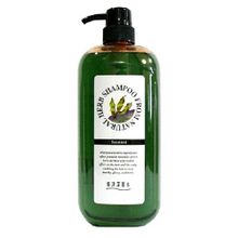 Шампунь для поврежденных волос с экстрактом бурых водорослей JunLove Natural Herb Shampoo 1000мл