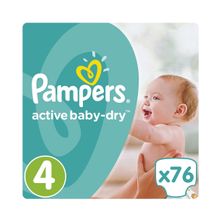 Pampers Active Baby-Dry 8-14 кг 4 76 шт.