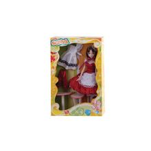Куколка Sonya , серия &amp;quot;Подружка&amp;quot; в красном платье с белым передником