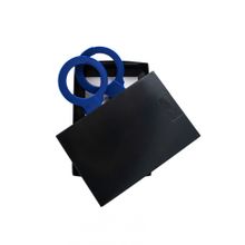 Синие силиконовые наручники  Штучки-дрючки (236783)