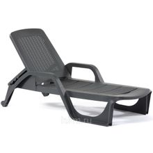 Шезлонг - лежак пластиковый пляжный Nilo