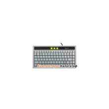 Клавиатура Gembird  KB-9627LU-R, USB, серебр.-черная, мини, м мед, подсветка
