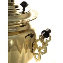 Электрический самовар 3 литра желтый "овал" с автоматическим отключением при закипании воды, арт. 120319к