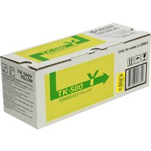 Тонер-картридж Kyocera TK-580Y  Yellow  для  FS-C5150DN, P6021CDN