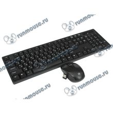 Комплект клавиатура + мышь Defender "C-915" 45915, беспров., черный (USB) (ret) [136258]