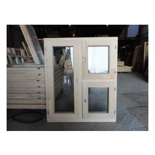 Деревянное окно со стеклопакетом 12-12