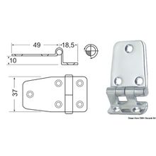 Osculati Петли 2 мм с изгибом, 38.441.57
