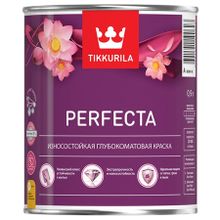 ТИККУРИЛА Перфекта база А белая краска износостойкая (0,9л)   TIKKURILA Perfecta base A краска износостойкая глубокоматовая (0,9л)