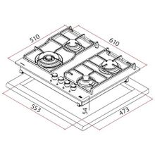 TEKA CGW LUX 60 4G AI AL TR CI NAT