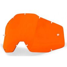 Линза 100% Racecraft Accuri Strata Anti-Fog Orange (51001-006-02)