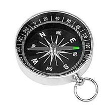 Компас Kromatech 43 мм, с кольцом (металл, черный)