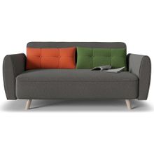 Смарт Диван-кровать улитка Шельда серый