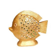 ОЛИМАР Золотая рыбка с инкрустацией h20см   манкипод