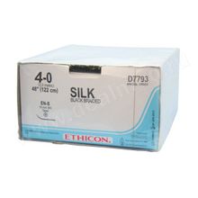W641 ШЕЛК 4 0, 38 см, черный Реж. 16 мм х 2, 3 8 Ethicon, Бельгия США