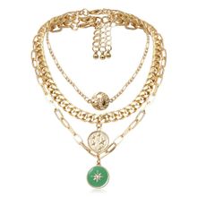 Чокер на шею "Солнце" (арт. 81264-4)