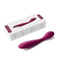 Фиолетовый клиторальный вибратор Keri Violet - 17 см. Фиолетовый