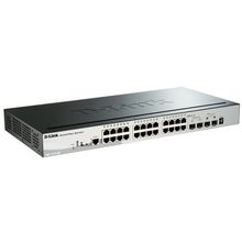 Коммутатор   D-Link   DGS-1510-28P  A1A   Управляемый коммутатор  (24UTP  10 100  1000Mbps  PoE+ 4SFP)