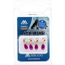 Мормышка Mikado Ice Bug 003 4 г (фиолетовый серебристый)