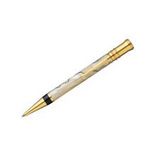 S0767550 - Ручка шариковая Parker DUOFOLD Жемчужно-черный, линия письма средняя(М)