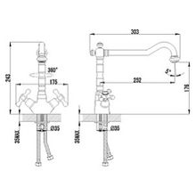 Смеситель Lemark Standard LM2109C для кухонной мойки