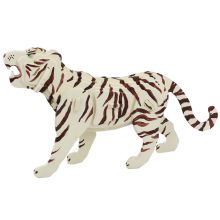3D пазл Тигр деревянный (конструктор-раскраска в комплекте с красками)