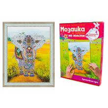 Мозаика ВОЛШЕБНАЯ МАСТЕРСКАЯ МХ-03 Слон (на холсте)