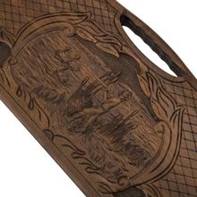 Нарды резные "Охота", с ручкой