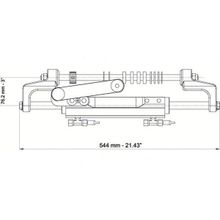 Ultraflex Цилиндр гидравлический Ultraflex UC128P-OBF 2 43235X с изогнутым коромыслом