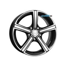 КиК Спринт 6.5x15 5x100 ET43 DIA67.1 алмаз-черный