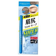 Подводка для бровей жидкая серо-коричневая водостойкая Sana Power Style Liquid Eyebrow 3,5мл