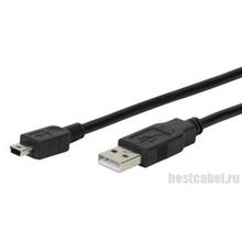 Кабель Vivanco 45241  USB 2.0 A - mini B  1.5м